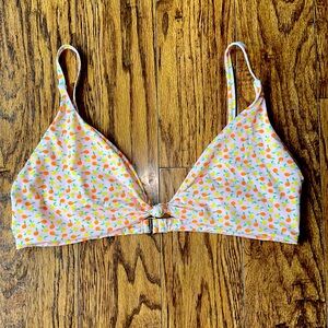 Dippin daisys swim suit top bikini size 3x lemons oranges soft stretchy beach